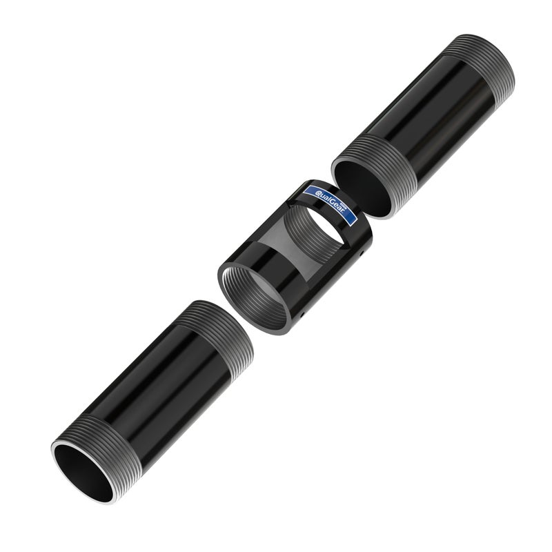QualGear QG-PRO-PM-PCO-B Pro-AV 1.5" Npt Threaded Pipe Connector with Opening Projector Accessory - Image 2